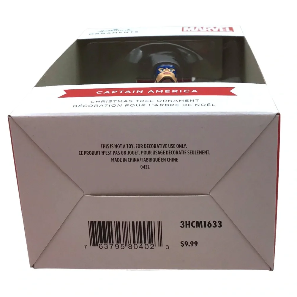 Hallmark Marvel Avengers “Captain America” Christmas Ornament (NWT)